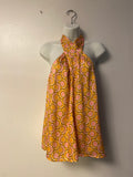 Retro Print Draped Top - Size M