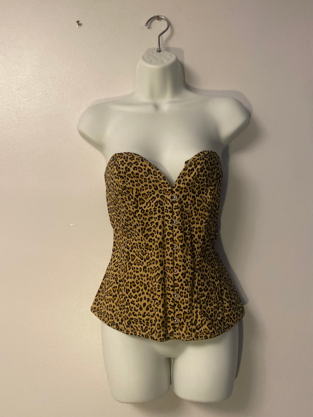 Leopard Print Bandeau Top - L