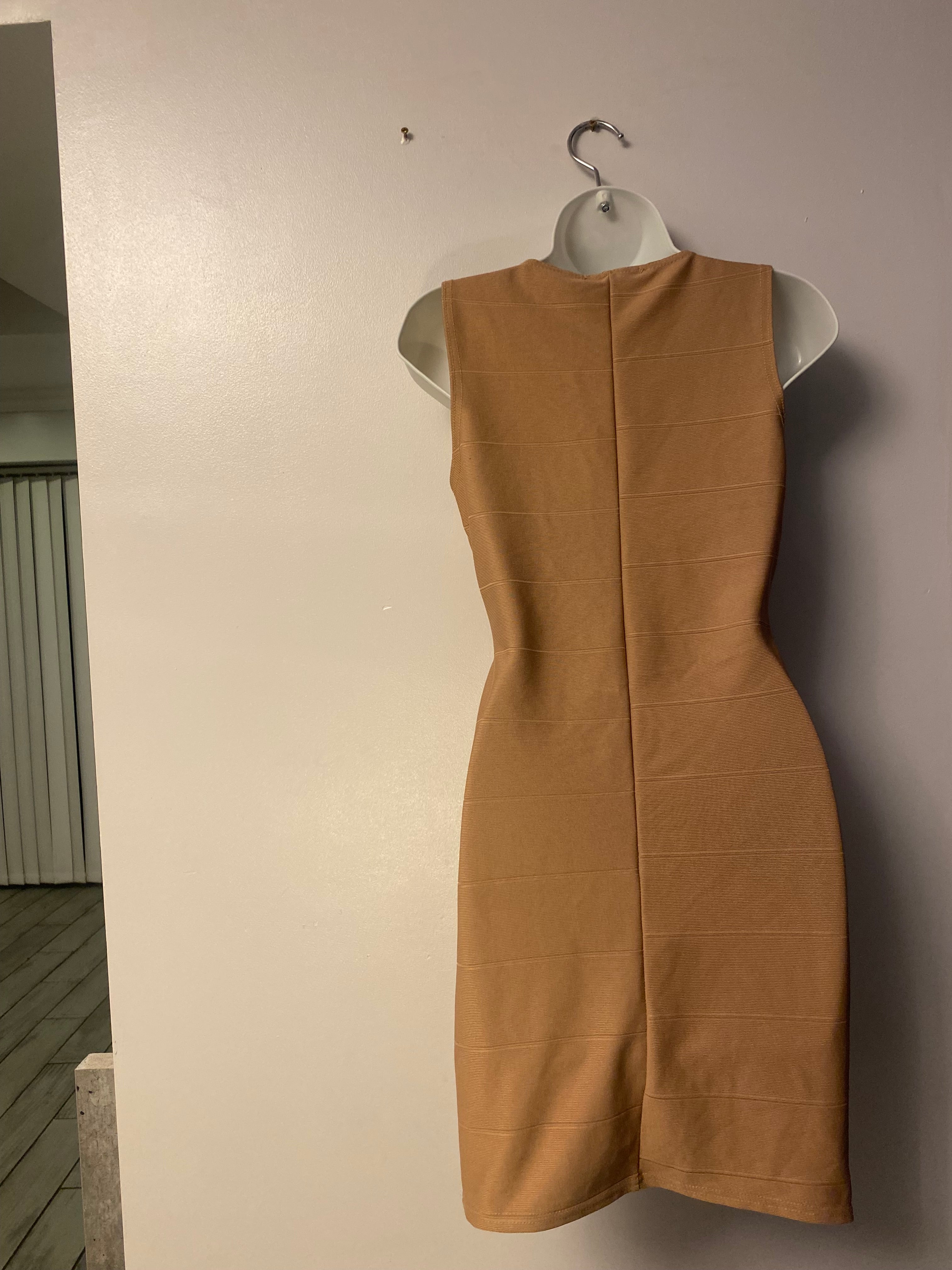 Bandage Wrap Mini Dress - M