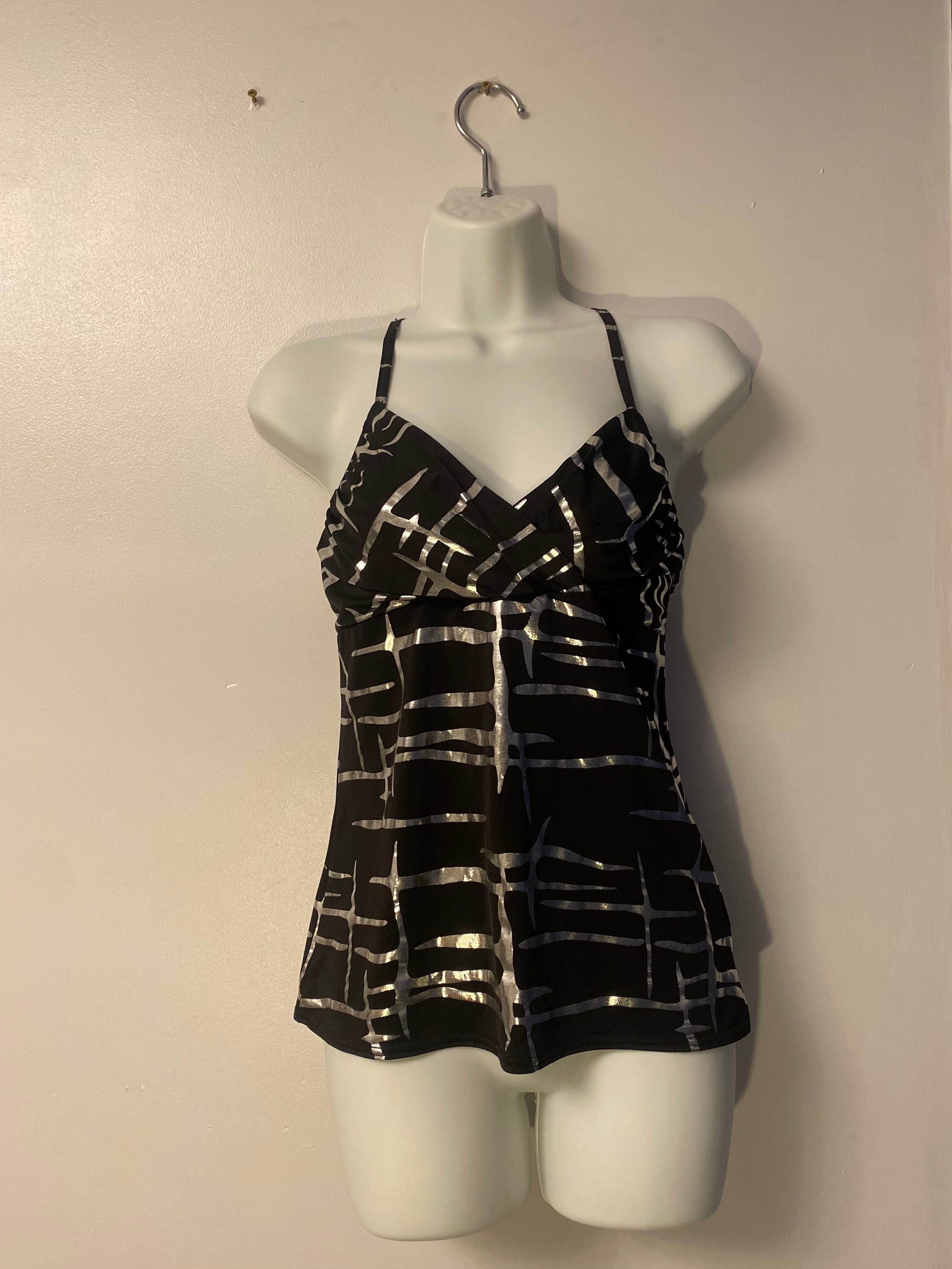 00s Vintage Black Babydoll Cami - S/M