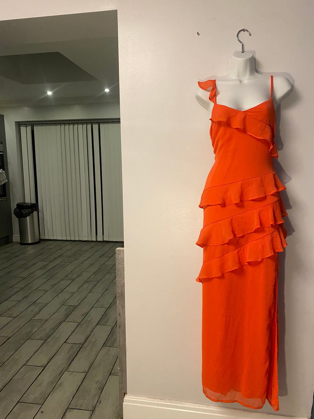 Frill Cami Maxi Dress - XL
