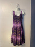 2000s Purple Midi Dress